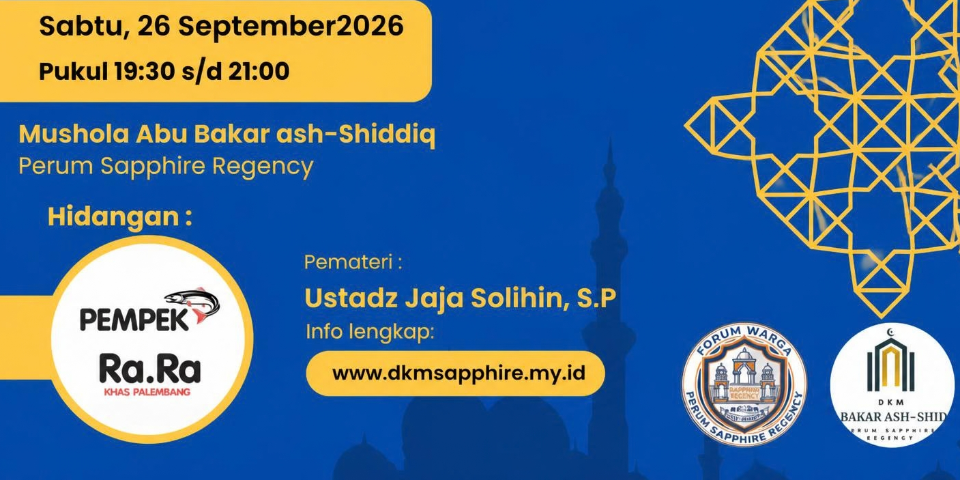 Pengajian Rutin Bulan September 2026